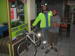 Frank turned out to be a cool dude. We rented bikes from him.