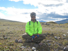 Seth taking a break right before we got to Tambopaxi.