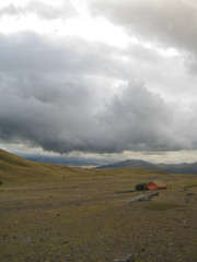 One of the Tambopaxi buildings.