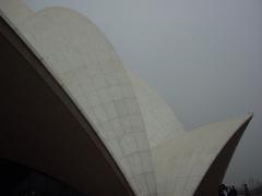 The Bahai Temple of Delhi.