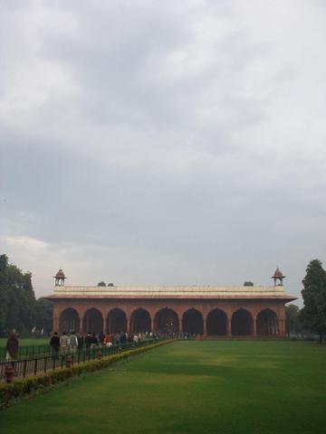 The Diwan-i-Am of the Red Fort.
