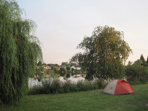 A campsite near Speyer, Germany.