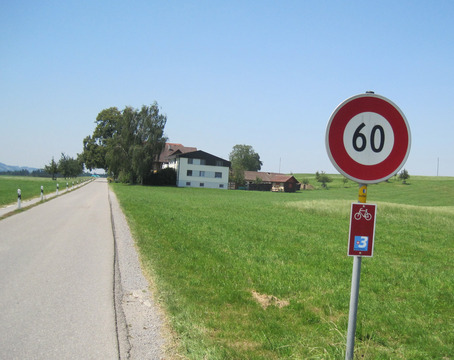 Bike signage for national bike routes was also excellent in Switzerland.