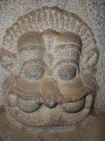 Narasimha, the man-lion incarnation of Vishnu, Vittala temple.