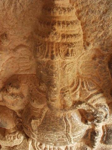 Image of Lord Ganesh, Vittala Temple, Hampi.