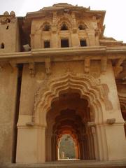 The Lotus Mahal in the Zenana Enclosure, Hampi.