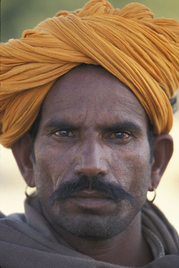 Man in Jaisalmer, Rajasthan.