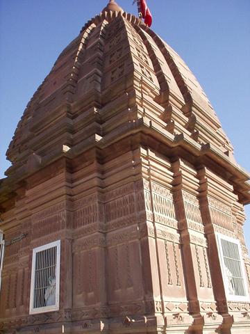 Tower of a Jain temple in Osiyan, Rajasthan.