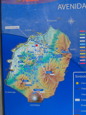 Map of the Cotopaxi region.