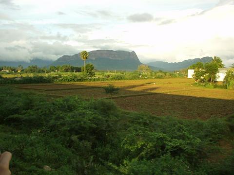 View out of the Kanyakumari Express, around Southern Andhra Pradesh