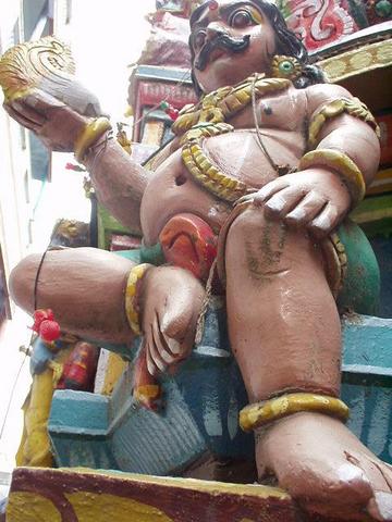 Dravidian temple sculpture, Madurai.